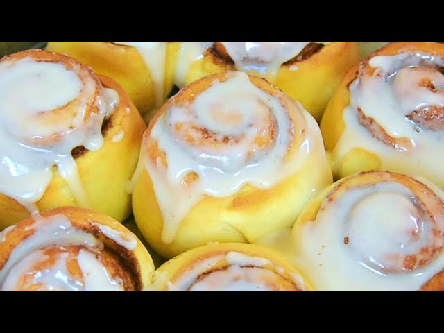 Easy Cinnamon Rolls 💙 So Easy Simple Ingedients.