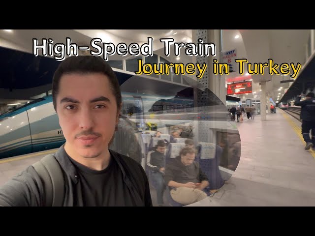 High-Speed Train Experience in Turkey - to Istanbul - December 2024