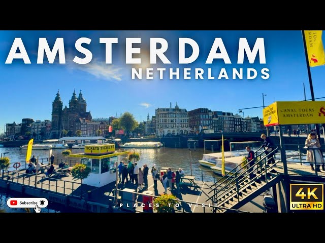 Exploring Amsterdam in 4K - Virtual Walking Tour in Ultra HD