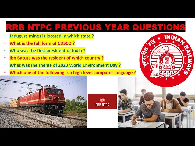 RRB NTPC Previous Year Questions // @Q-TubeAcademy #previousyearquestions #rrbntpc #generalknowledge