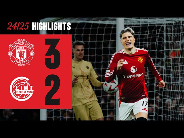 Ruben's First Win 🌟 | Man Utd 3-2 FK Bodo/Glimt