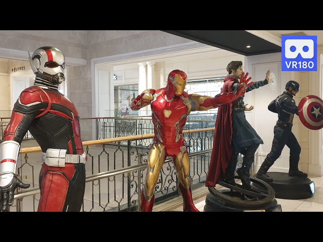 3D VR 180 4K Marvel Avengers Team is here Ant-Man Iron Man Dr Strange Captain America