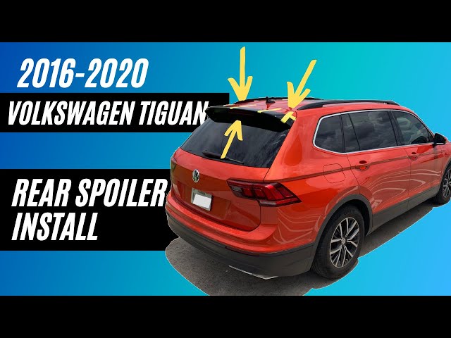 2016-2020 Volkswagen Tiguan rear spoiler install | ReveMoto