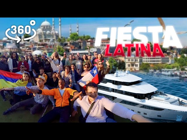 POV: ESTAS EN UNA FIESTA DE LOS LATINOS RICOS ❤️‍🔥 QUE VIVEN EN ESTAMBUL 🇹🇷 | YATE 🛥️ EN EL BOSFORO