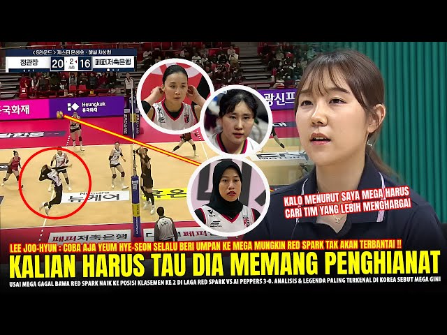 🔴3 BIANG KEROK KEKALAHAN RED SPARK !! Lee Joo-hyun NGOMONG GINI Ke Mega Laga Red Spark Vs Ai Peppers