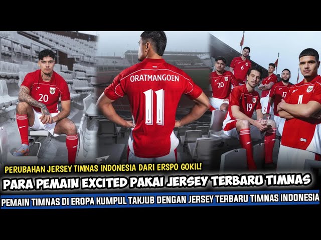 JERSEY AWAY TIMNAS INDONESIA !!! KEHEBOHAN PEMAIN PAKAI JERSEY TERBARU TIMNAS INDONESIA DARI ERSPO