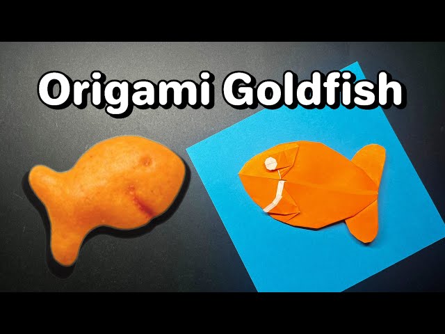 Origami Goldfish Cracker