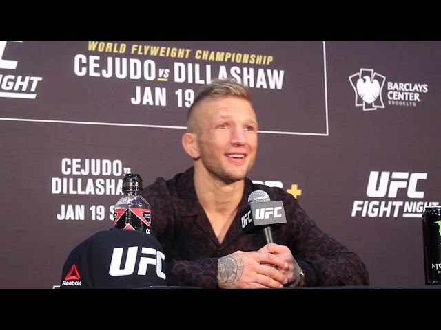 UFC Brooklyn   TJ Dillashaw: "The referee stole that fight from me"