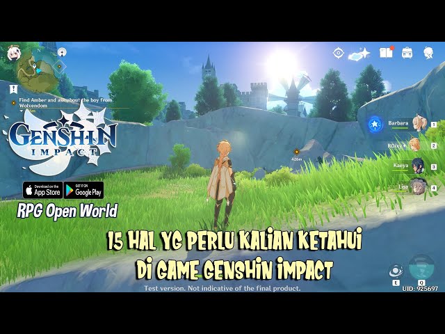 15 hal yg perlu kalian ketahui di game GENSHIN IMPACT - PC/Mobile RPG Open World