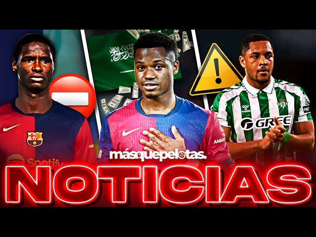 🚨¡PROBLEMAS CON VITOR ROQUE! | ARABIA VOLVERÁ A POR ANSU FATI | FRENAZO CON DIARRA EN EL BARÇA