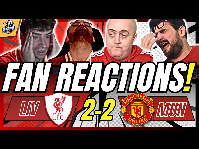 8 LIVERPOOL FANS GUTTED😞REACTION TO LIVERPOOL 2-2 MAN UNITED | PREMIER LEAGUE FAN REACTIONS