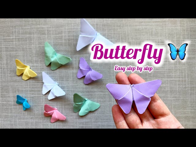 Easy Origami Butterfly Tutorial | Step-by-Step Cute Paper Craft