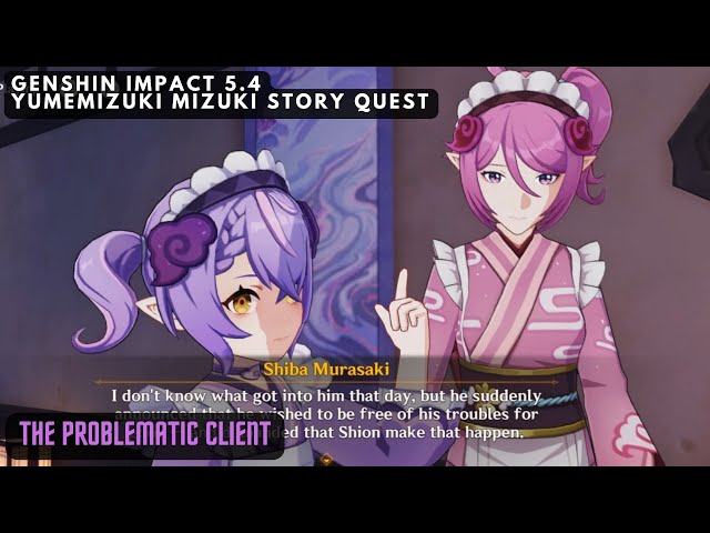 Yumemizuki Story Quest Part 3 Crisis at Aisa Bathhouse 2 - Dream Eater's Melancholia | Genshin 5.4