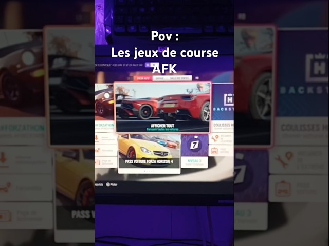 Pov : T'es AFK dans un jeu de course #courses #jeuxvidéo #forzahorizon4 #shorts #foryou #subaru