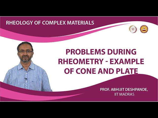 Problems during rheometry – example of cone and plate