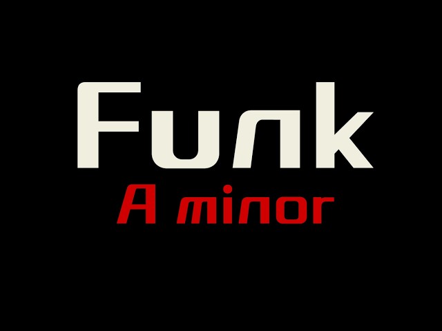 Funk guitar backing track in A minor - HW backing track