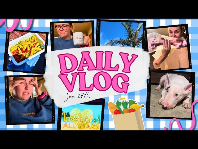 Daily Vlog : Chit Chat 💬 Attention Span 🧠 Love Island UK 🇬🇧 & Grocery Shopping 🛍️