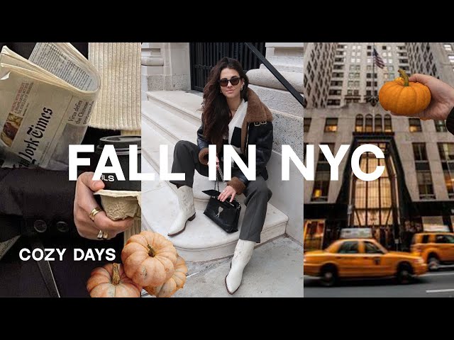 a very cozy fall weekend in nyc 🍂 | how to avoid seasonal depression