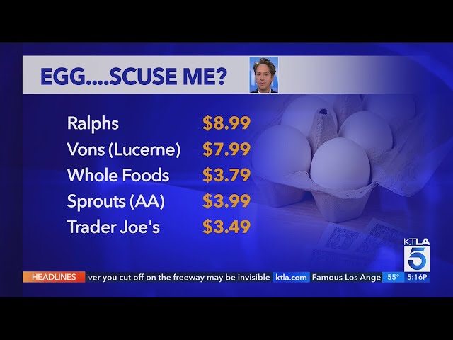 Why are egg prices twice as high at Ralph's than they are at Whole Foods?