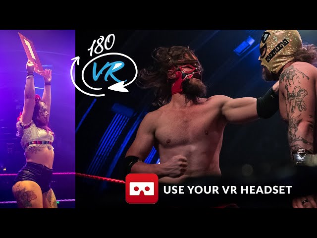 180 3D VR Footage Lucha Fantastica Brisbane