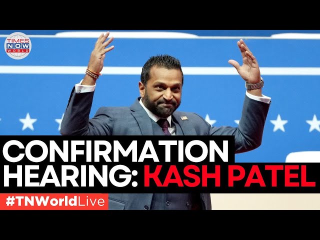 LIVE: Trump’s FBI director pick, Kash Patel Faces Skeptical Democrats at Senate confirmation hearing