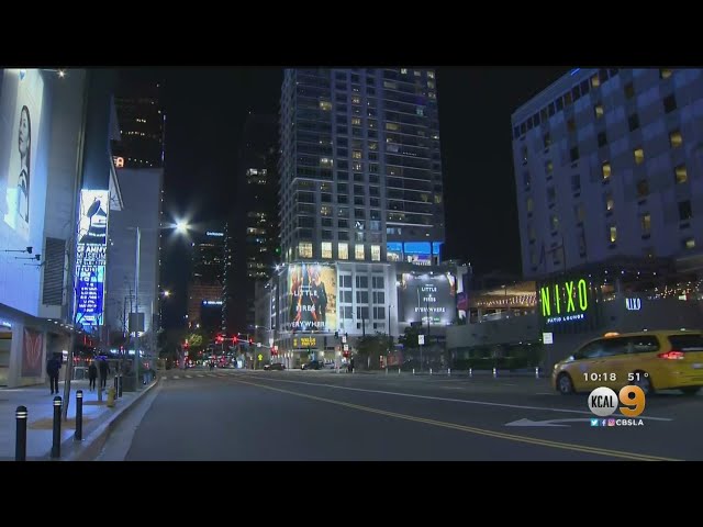 Snapshot: Normally Busy Downtown LA Nearly Vacant During Coronavirus Pandemic