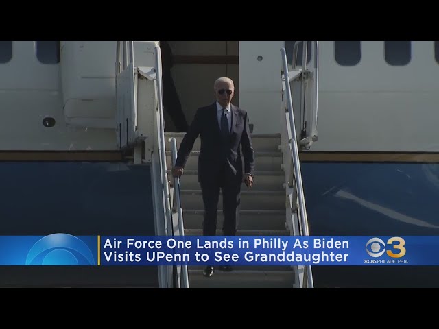 President Biden makes unannounced stop to Penn to visit his granddaughter