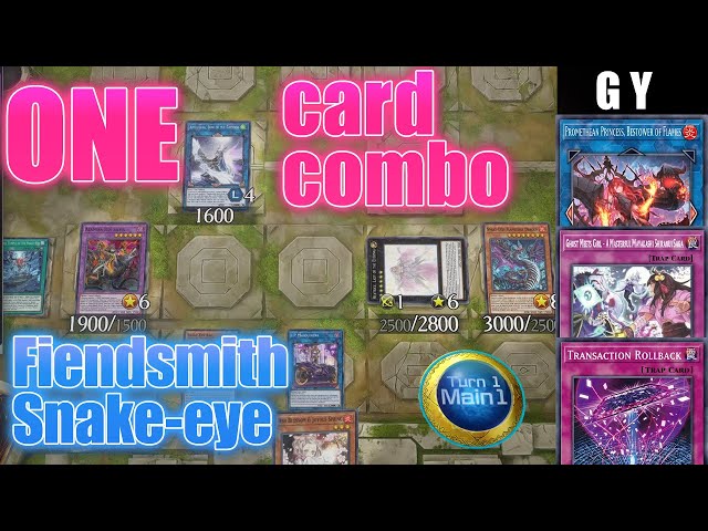 NEW Tier 0: FiendSmith Azamina Snake-eye, ONE Card Combo in Master Duel