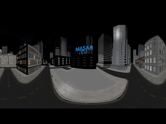 3D City in VR 360° by Masar Tv