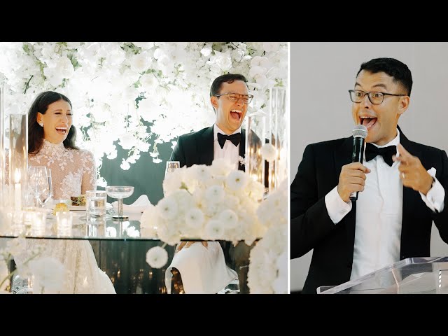 This best man speech had the couple in stitches | Hilarious speech by the brother of the groom