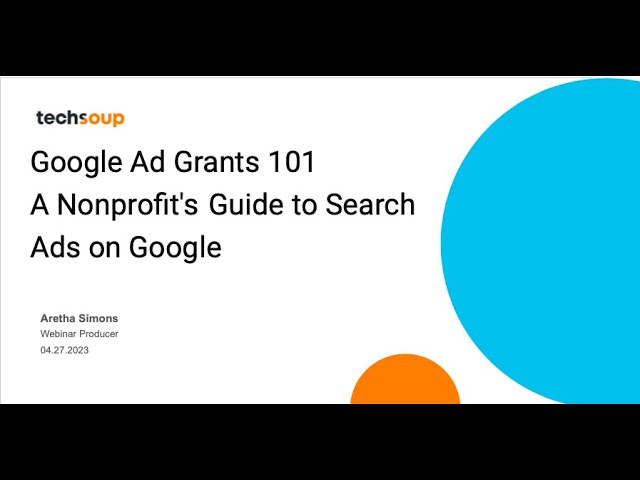 Google Ad Grants 101: A Nonprofit's Guide to Search Ads on Google