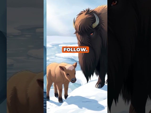 Spring's First Muskox Calf! #shorts #facts