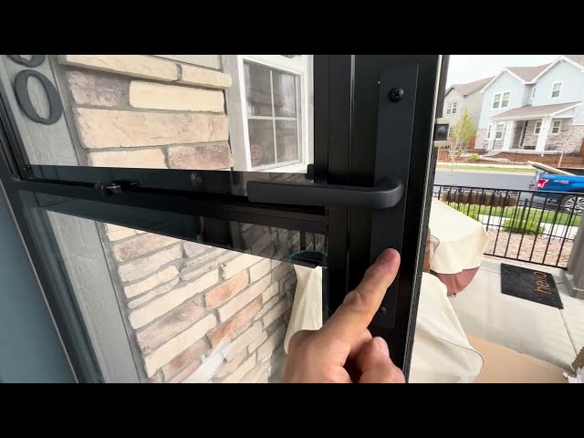 How to Install a Larson Platinum Door with Storm Door Guy - Part 6