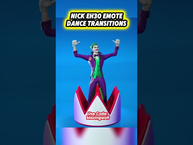 Nick Eh 30's Fortnite Icon Emote Transitions Will BLOW Your Mind! #fortnite #nickeh30