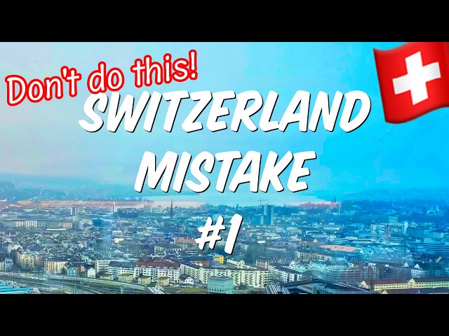 Tourist Mistake No.1 to Avoid in Switzerland in Winter 🇨🇭Recommendation from a local!