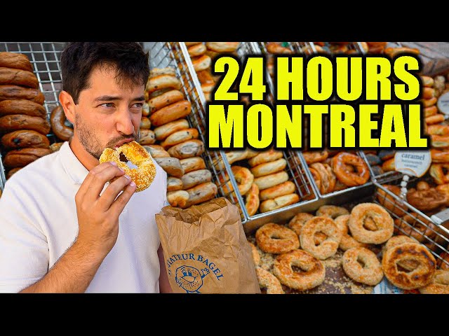 24 Hours of MONTREAL'S Best Food 🇨🇦 Smoked Meat, Bagels & Canada's #1 SEAFOOD POUTINE!