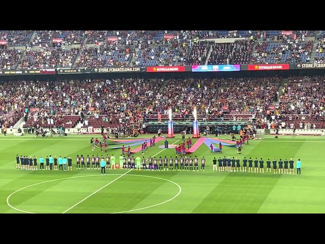 Lewandowski's Presentation-DEBUT at Camp Nou | 4k 2022