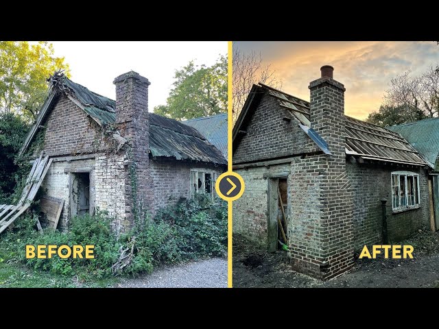 100 Year Old Derelict Chimney Restoration - Rake Out & Repoint