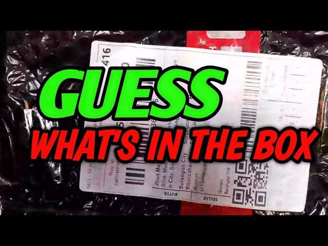 Guess ..... What's in the BOX