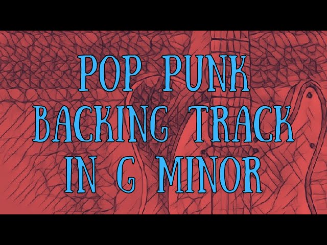 Pop Punk Backing Track in G minor