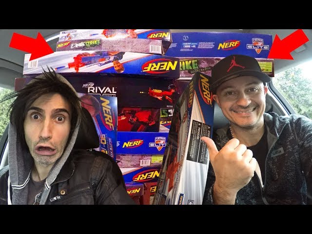 $1,000 NERF Gun Shopping Binge!