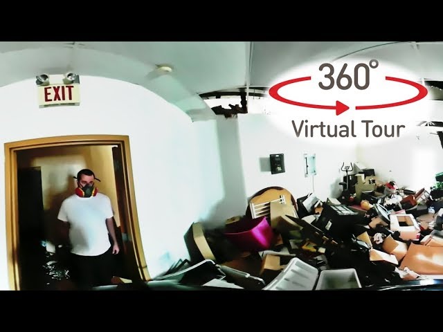 Squatters Paradise! Apocalyptic Abandoned Tower! 360 URBEX INTERACTIVE