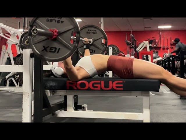 Bench Press Fail: Gym Enthusiast Stuck Mid-Lift Without Spotter || WooGlobe