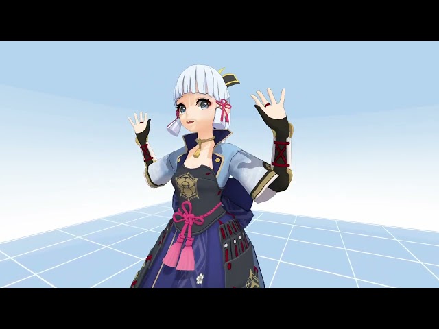 【VR180】ビビデバ by 神里綾華２【原神 MMD 8K】 M injected