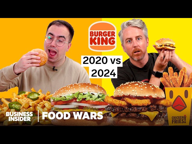 US vs UK Burger King 2020 vs 2024 | Food Wars | Insider Food