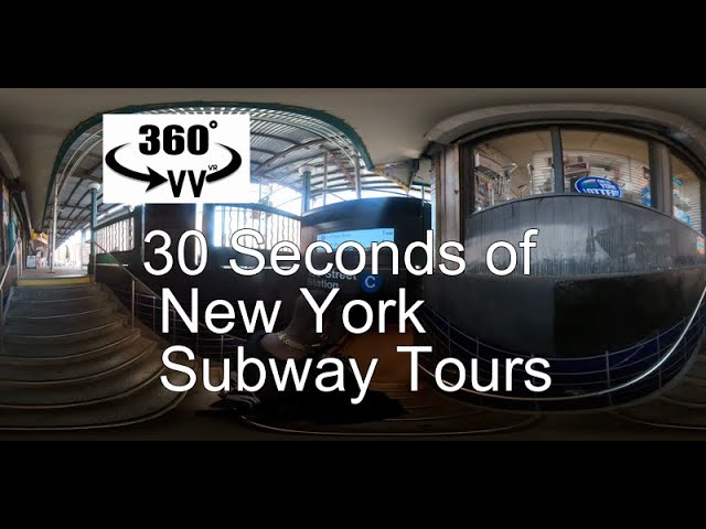 What Does It Feel Like Riding the New York City Subway System - Subway Tour - 360 Adventures!