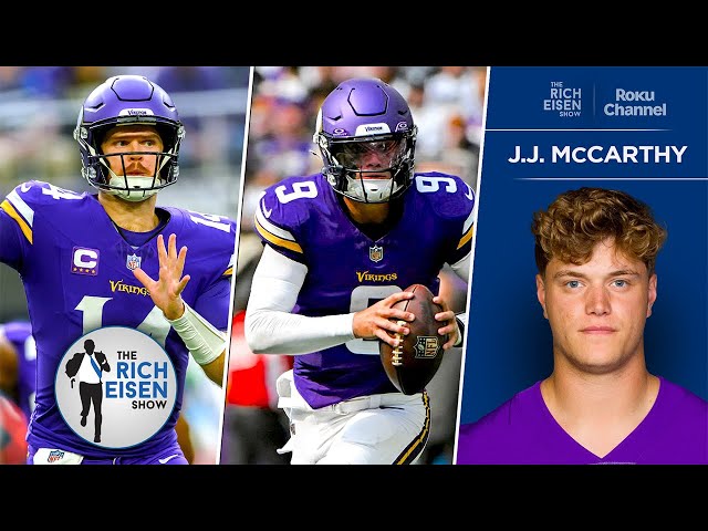 JJ McCarthy on Sam Darnold & the Vikings’ QB Plans for the 2025 Season | The Rich Eisen Show