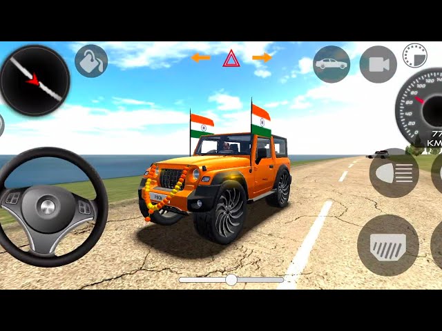 Dollar (Song) Modified Mahindra Black Thar👿 || Indian Cars Simulator 3D || Android Gameplay part.30