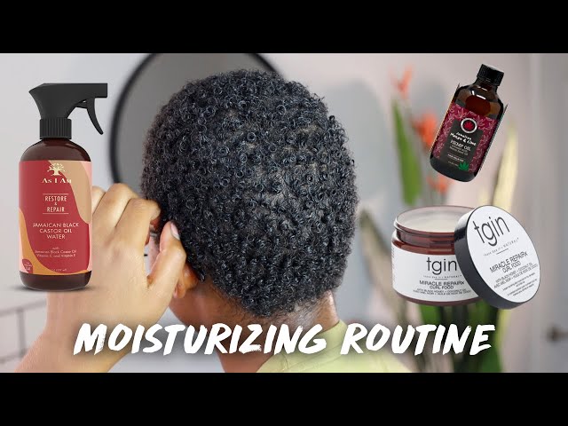 DAILY Moisturizing & Growth Routine for SHORT Natural Hair