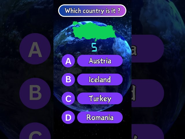 guess the country by its border shape